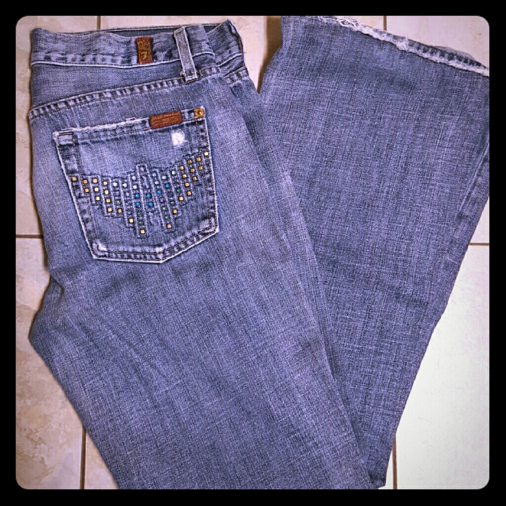7 for All Mankind Flare Denim Jeans